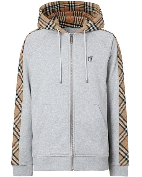 burberry blue gray|grey burberry zip up hoodie.